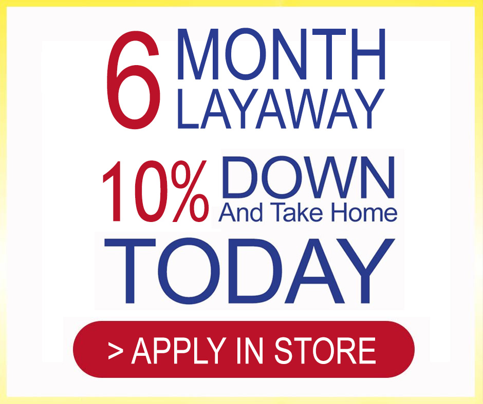 6 Month Layaway 10 Percent Mattress Furniture Liquidation